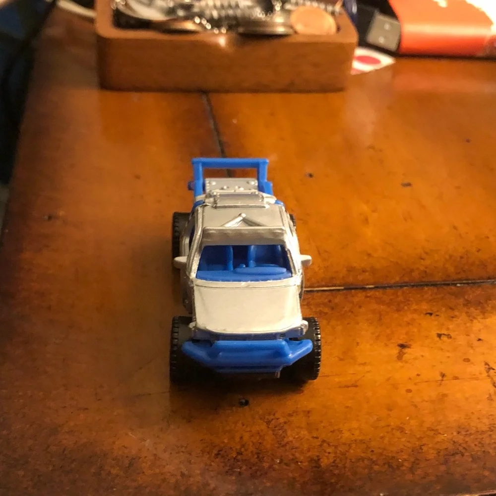 Blue & White Kids Toy Truck - Brand Unknown